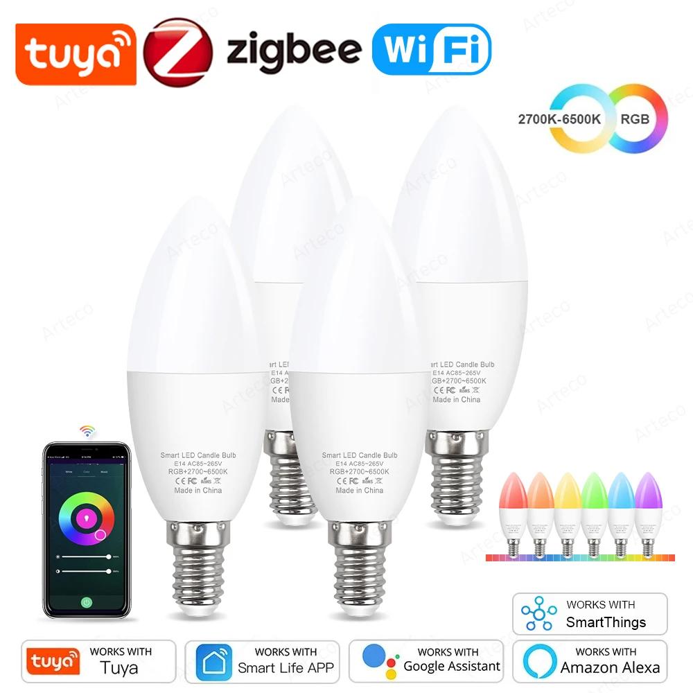 Ʈ  LED , Zigbee RGBCW ĵ LED ,    E14 LED 鸮 , Ƹ ˷  ƮƮ, E14